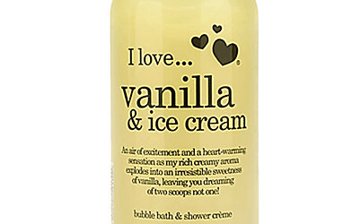 i ♥ cosmetics… Vanilla & Ice Cream bubble bath & shower créme