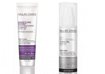 PAULA's CHOICE Exfoliating 2% BHA Lotion & Moisture Boost Daily Restoring Complex