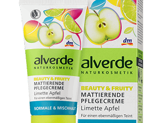 alverde Mattierende Pflegecreme Limette Apfel