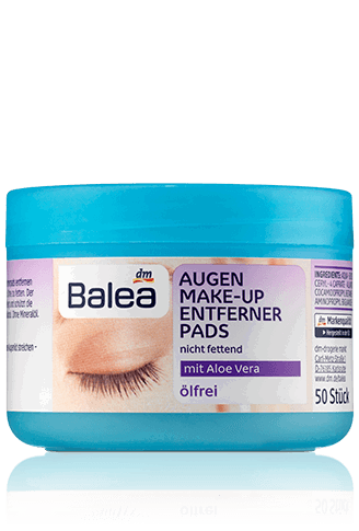 Balea Augen Make-Up Entferner Pads ölfrei