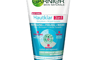Garnier Hautklar 3in1 Reinigung, Peeling, Maske