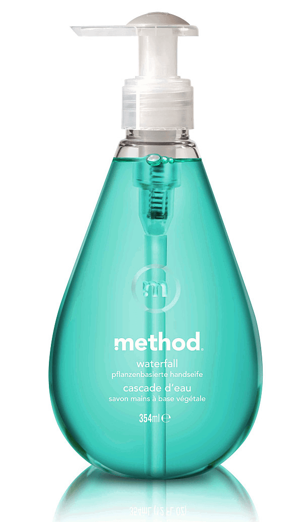 method home Spülmittel Clementine, Universal-Reiniger Lavendel und Flüssigseife Waterfall