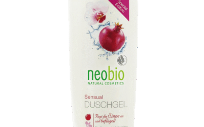 neobio Sensual Duschgel Bio-Granatapfel und Orchidee