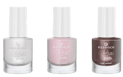 essence happy girls are pretty Nail Polish 06 the choco side of life, 01 make me smile & 04 just happy!