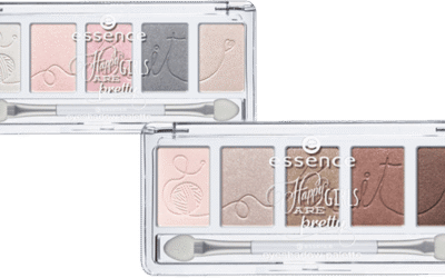 essence happy girls are pretty eyeshadow palette 01 happiness is... seeding your smile & 02 happiness is... following your heart