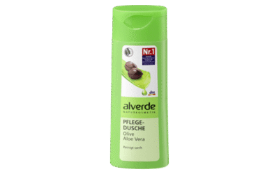 alverde Pflegedusche Olive & Aloe Vera