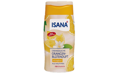 ISANA Cremedusche Orangenblüten-Duft