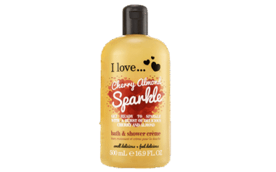 i ♥ cosmetics cherry almond sparkle bath & shower crème