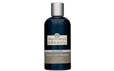 wellness&beauty Dusch- und Badegel Aktivkohle & Heilerden-Extrakt