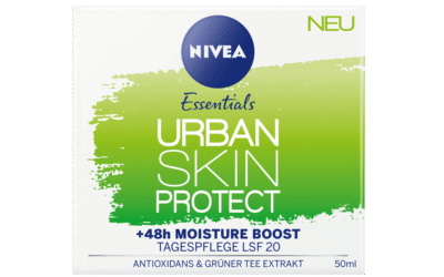 NIVEA Essentials Urban Skin Protect Tagespflege LSF20 & Urban Skin Detox Gel-Nachtpflege