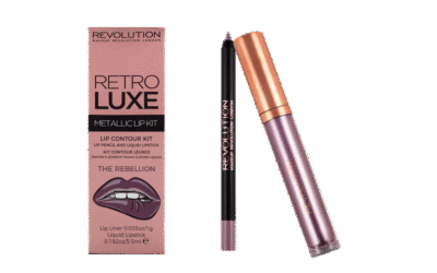 Makeup Revolution Retro Luxe Metallic Lip Kit The Rebellion