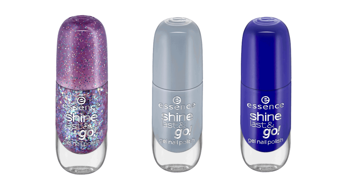 essence shine last & go! gel nail polish 23 party time!, 29 zero to hero, 31 electriiiiiic