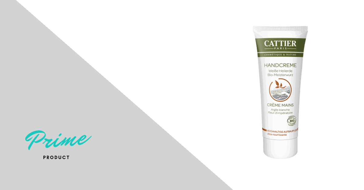 CATTIER Handcreme Weiße Heilerde & Bio-Meisterwurz