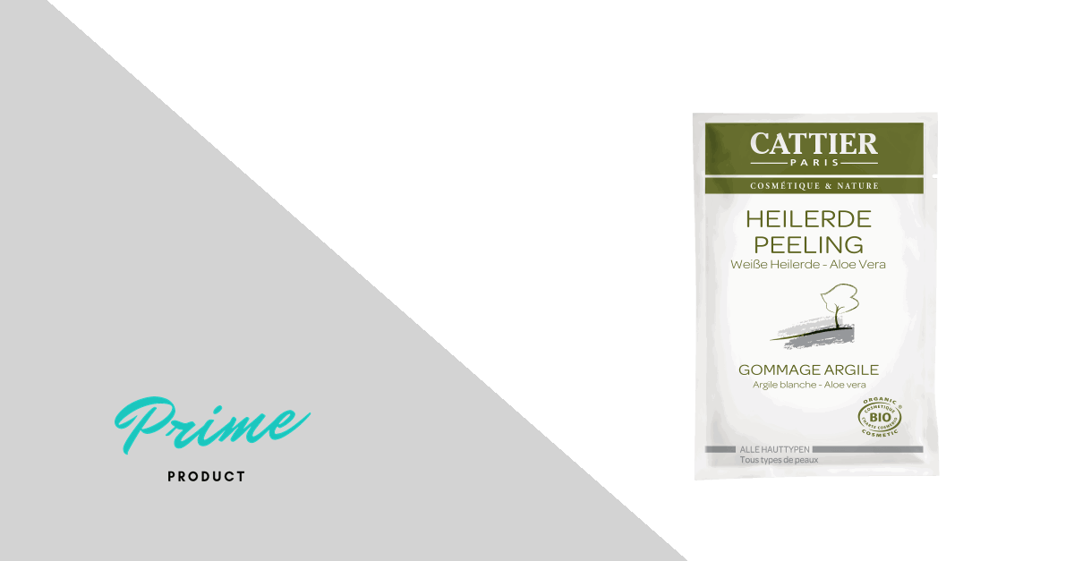 CATTIER Heilerde Peeling Weiße Heilerde & Aloe Vera