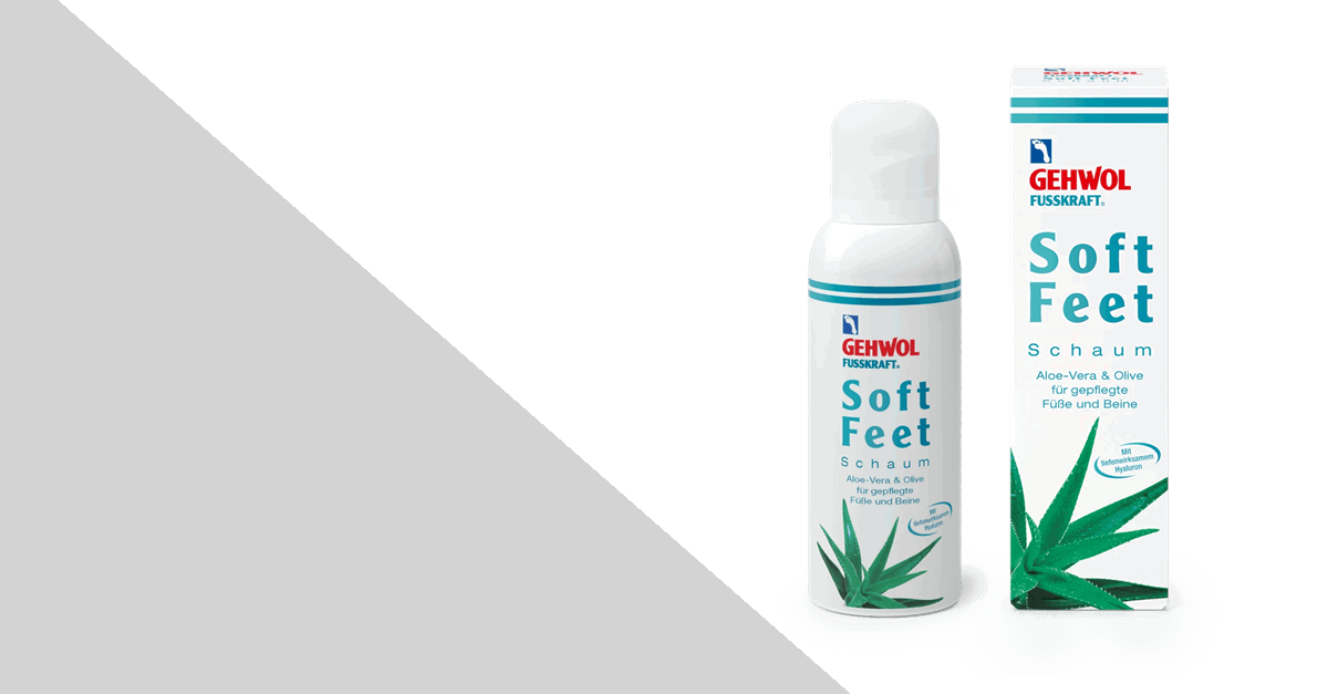 GEHWOL Fusskraft Soft Feet Schaum Aloe-Vera & Olive