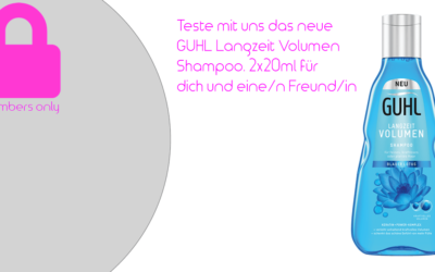 2x20ml GUHL Langzeit Volumen Shampoo gewinnen