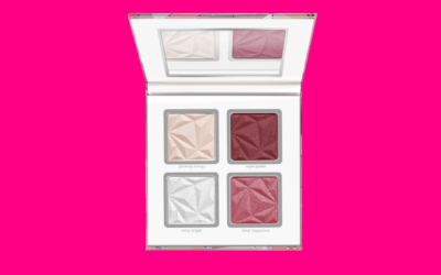 essence crystal power blush & highlighter palette