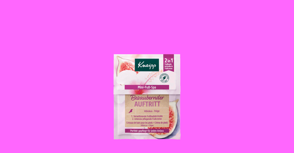 Kneipp Mini-Fuß-Spa Bezaubernder Auftritt