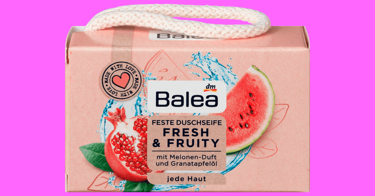 Balea Feste Duschseife Fresh & Fruity