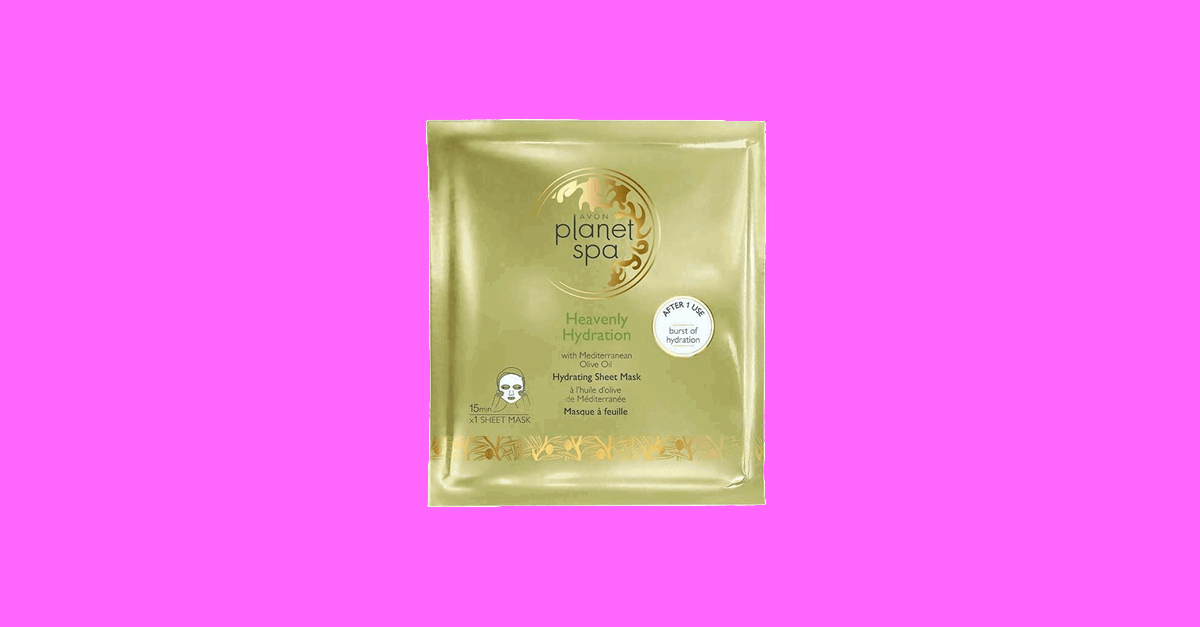 AVON planet spa Heavenly Hydration Hydrating Sheet Mask