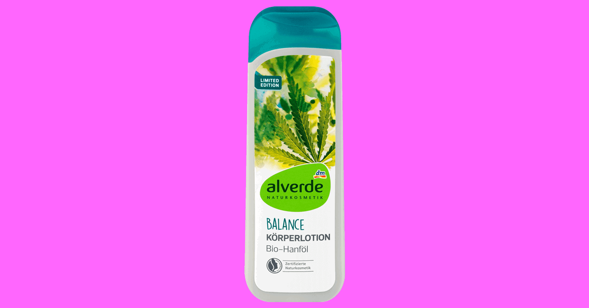 alverde Balance Körperlotion Bio-Hanföl