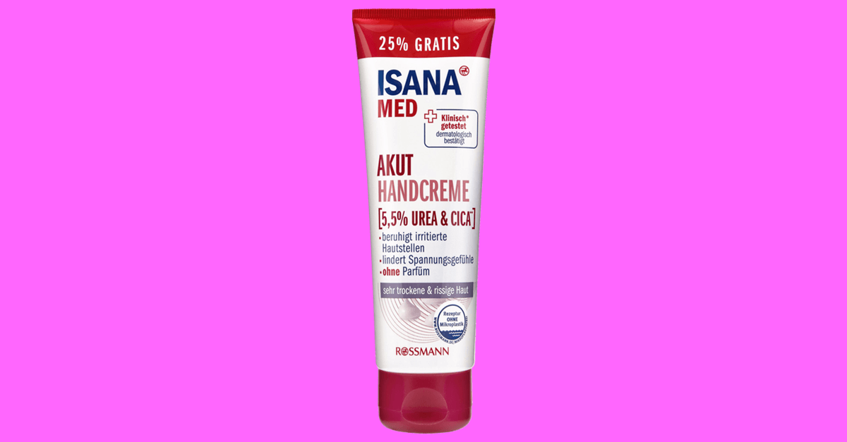 ISANA med Akut Handcreme 5,5% Urea + Cica