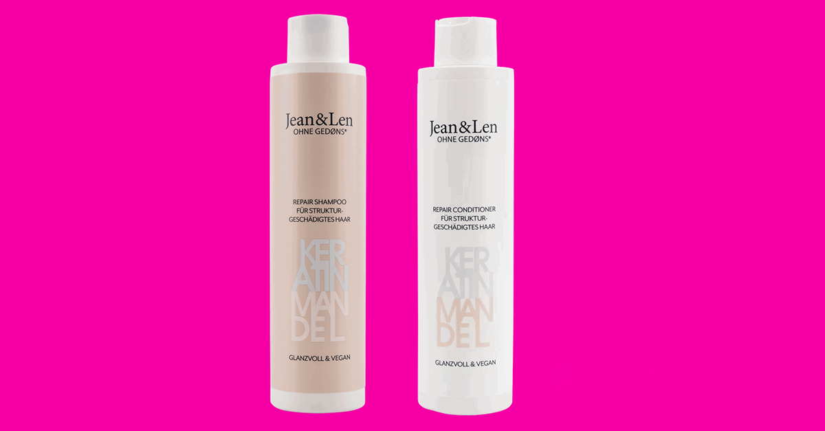 Jean&Len Keratin Mandel Repair Shampoo und Conditioner