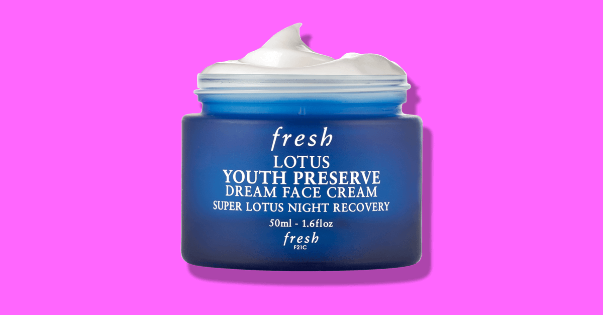 fresh cosmetics Lotus Youth Preserve Dream Face Cream Super Lotus Night Recovery