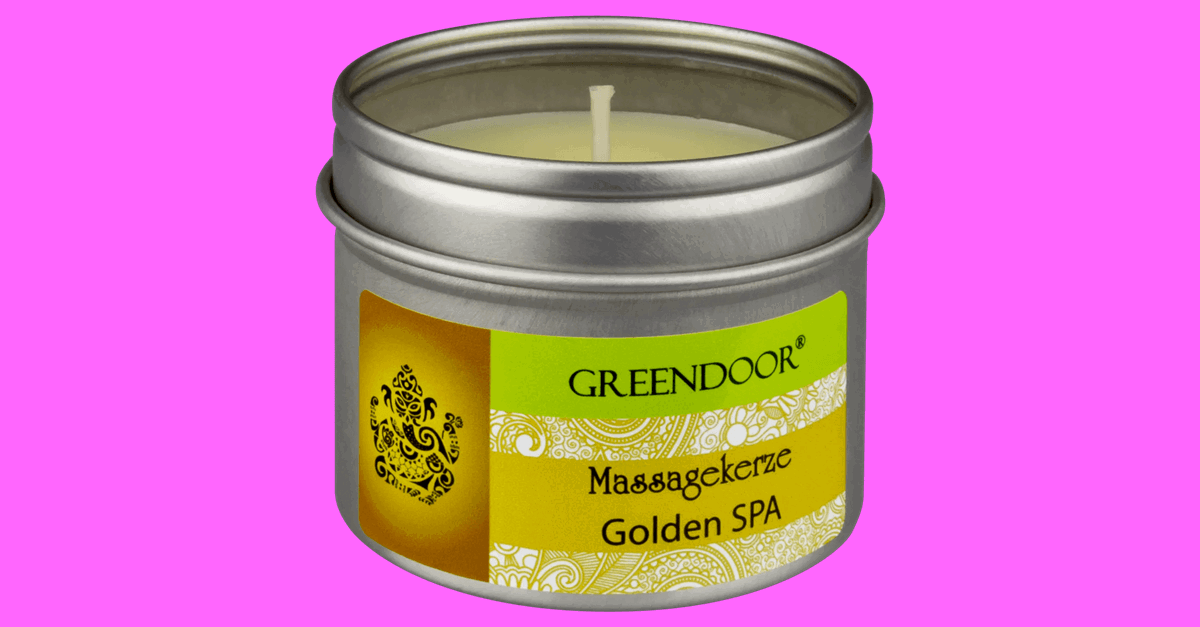 Greendoor Massagekerze Golden SPA