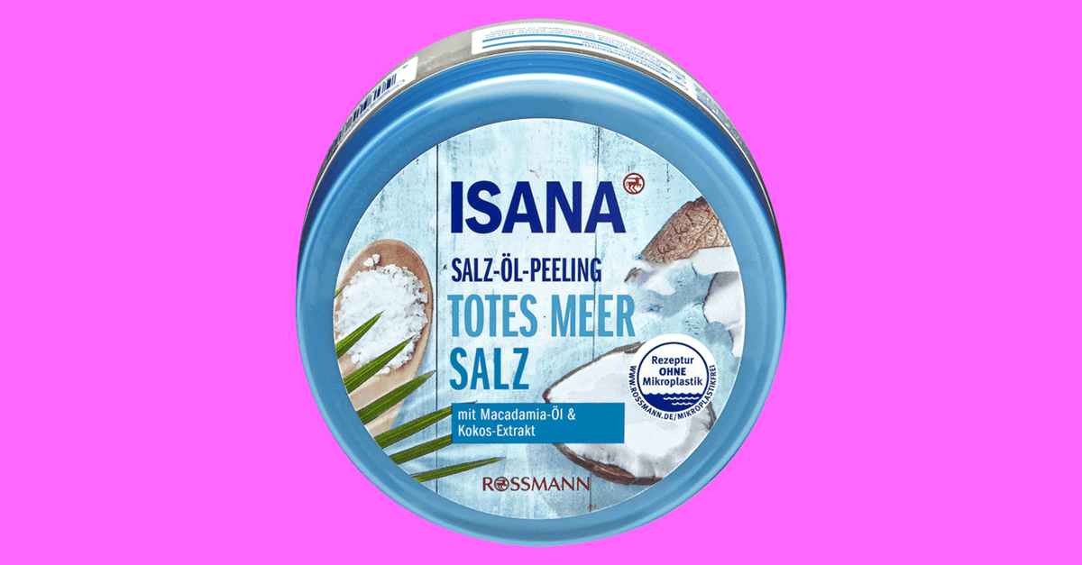 ISANA Salz-Öl-Peeling Totes Meer Salz