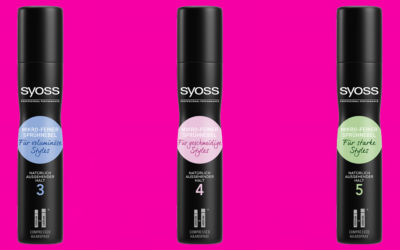 syoss Mikrofeiner Sprühnebel Compressed Haarspray 3, 4 und 5