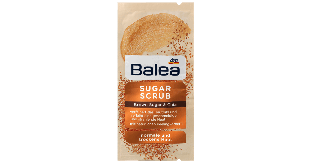 Balea Sugar Scrub Brown Sugar & Chia