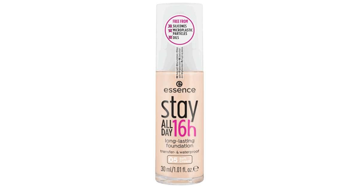 essence Stay All Day 16h Long-Lasting Make-up 5 Soft Cream [alte Formel]