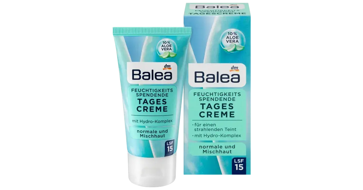 Balea Tagescreme Feuchtigkeitsspendend LSF 15