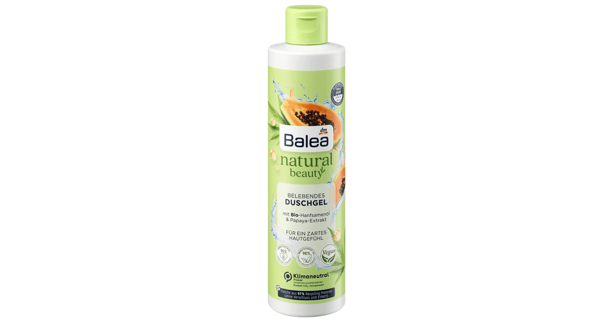 baleanaturalbeautybelebendesduschgelhanfpapaya