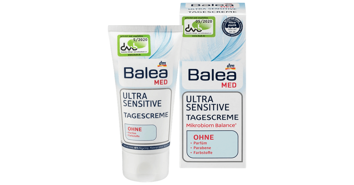 Balea med Ultra Sensitive Tages- und Nachtcreme