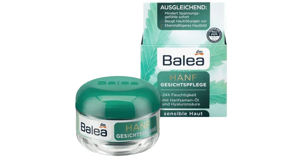 Balea Gesichtspflege Hanf