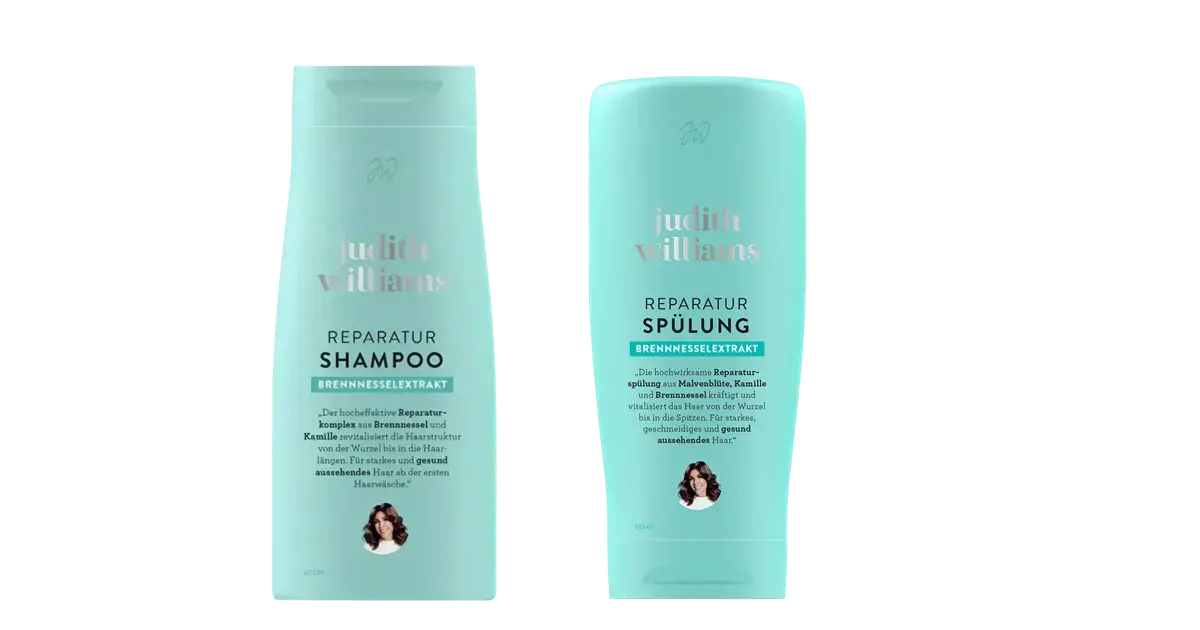 Judith Williams Reperaturshampoo und -spülung