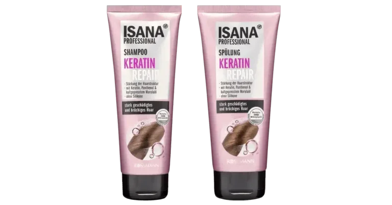 ISANA Professional Keratin & Repair Shampoo und Spülung