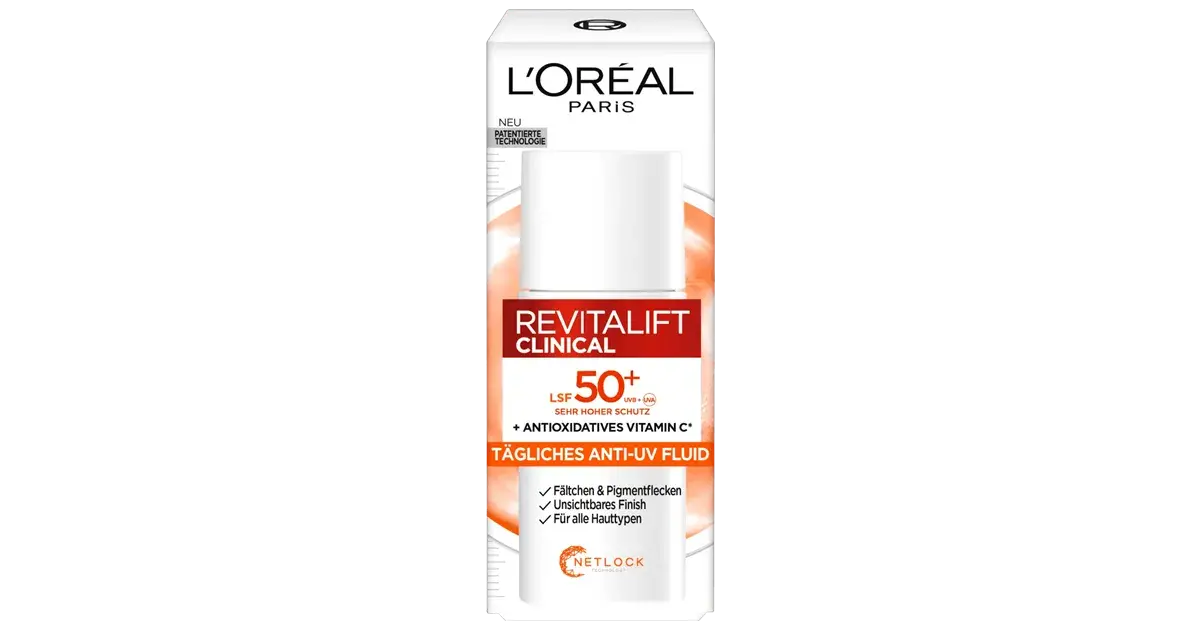 L'Oréal Paris REVITALIFT Clinical Anti-UV Fluid LSF50+