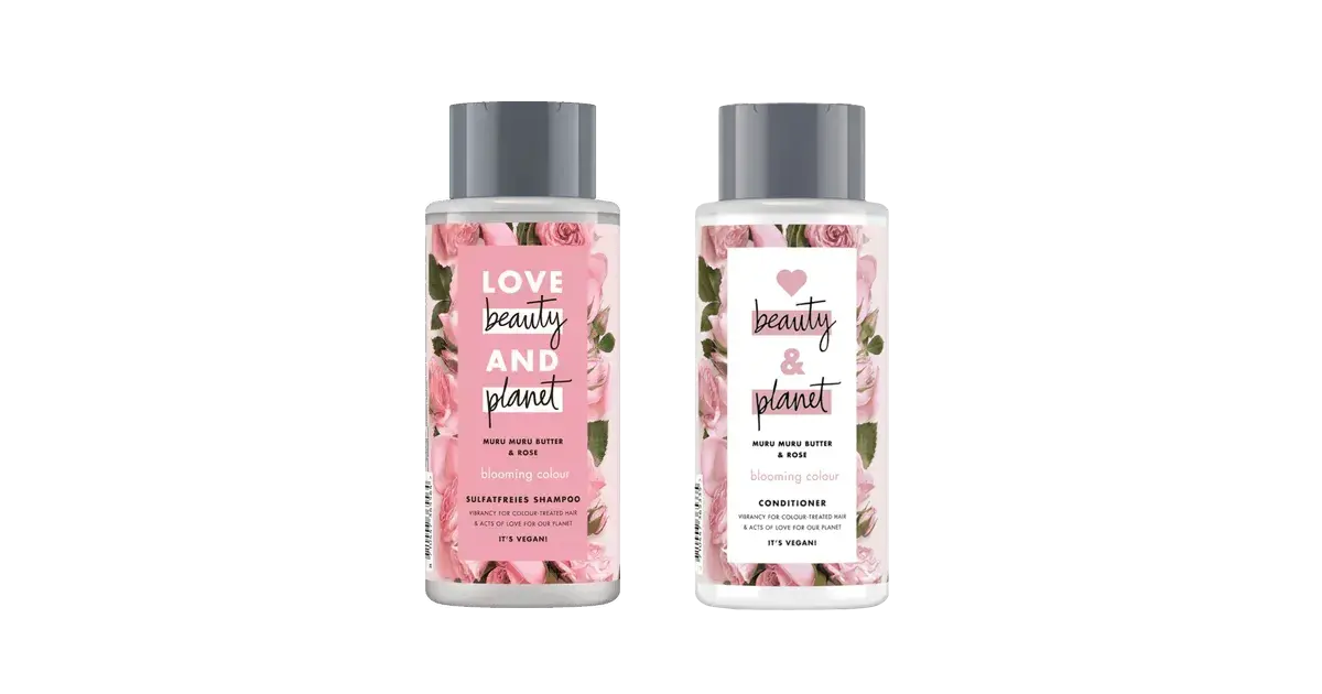 Love Beauty and Planet Blooming Color Shampoo & Conditioner Murumuru Butter & Rose