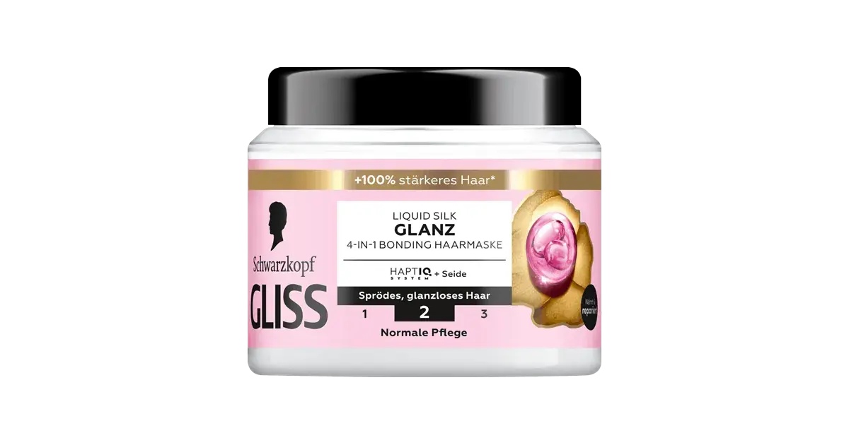 Schwarzkopf Gliss Kur Liquid Silk 4-in-1 Haarmaske