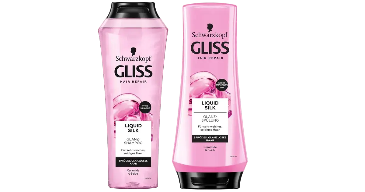 Schwarzkopf Gliss Kur Liquid Silk Shampoo und Conditioner
