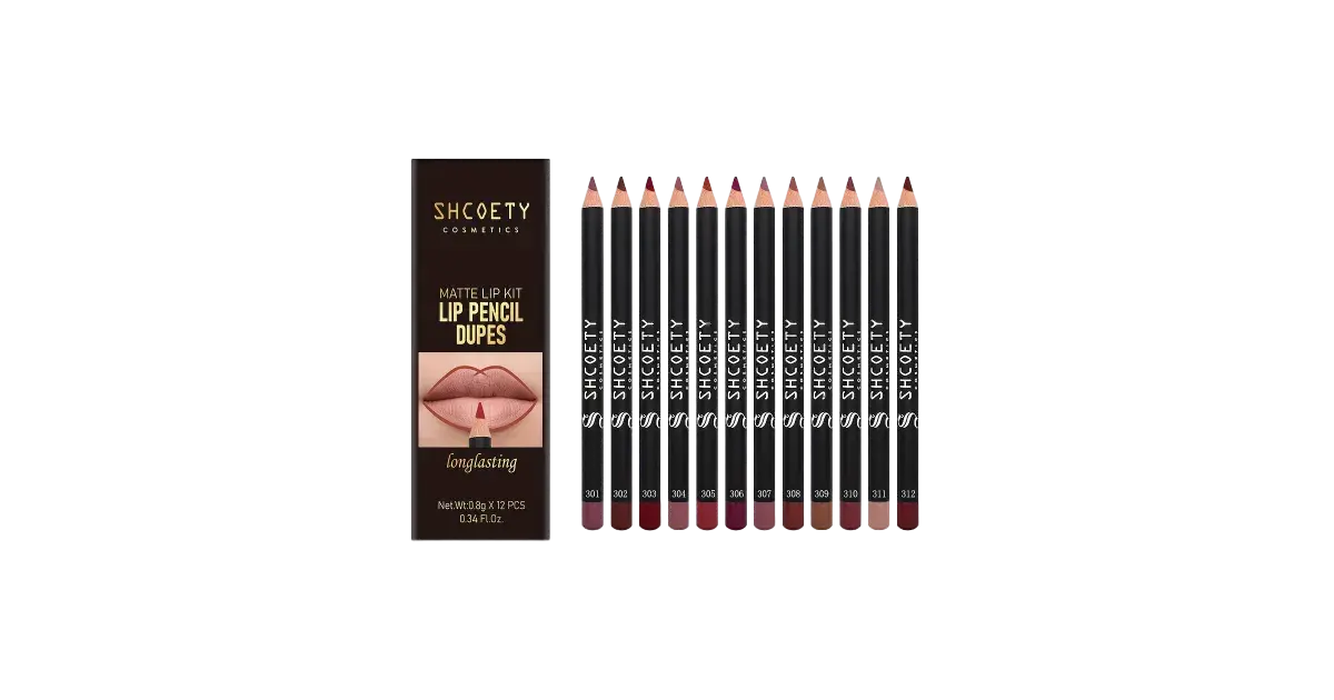 SHCOETY Cosmetics Lip Pencil Dupes Matte Lip Kit