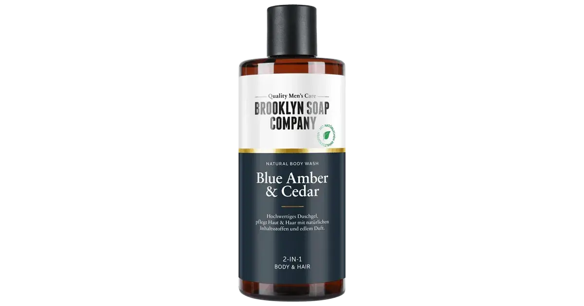 Brooklyn Soap Company Duschgel Blue Amber & Cedar