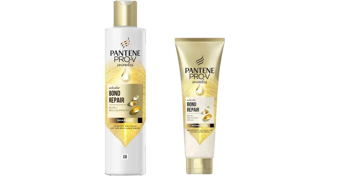 panteneprovmiraclesmolecularbondrepair Pantene Pro-V miracles molecular BOND REPAIR Shampoo und Intensivpflege