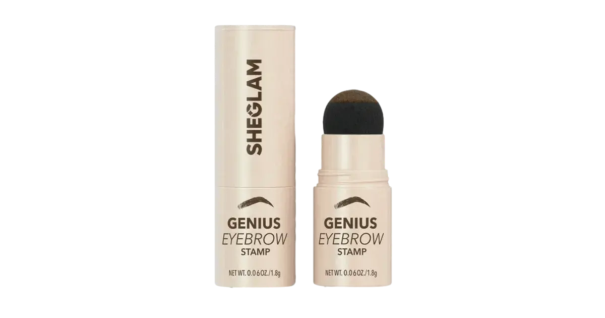 sheglamgeniuseyebrowstampchocolaze SHEGLAM Genius Eyebrow Stamp Chocolate