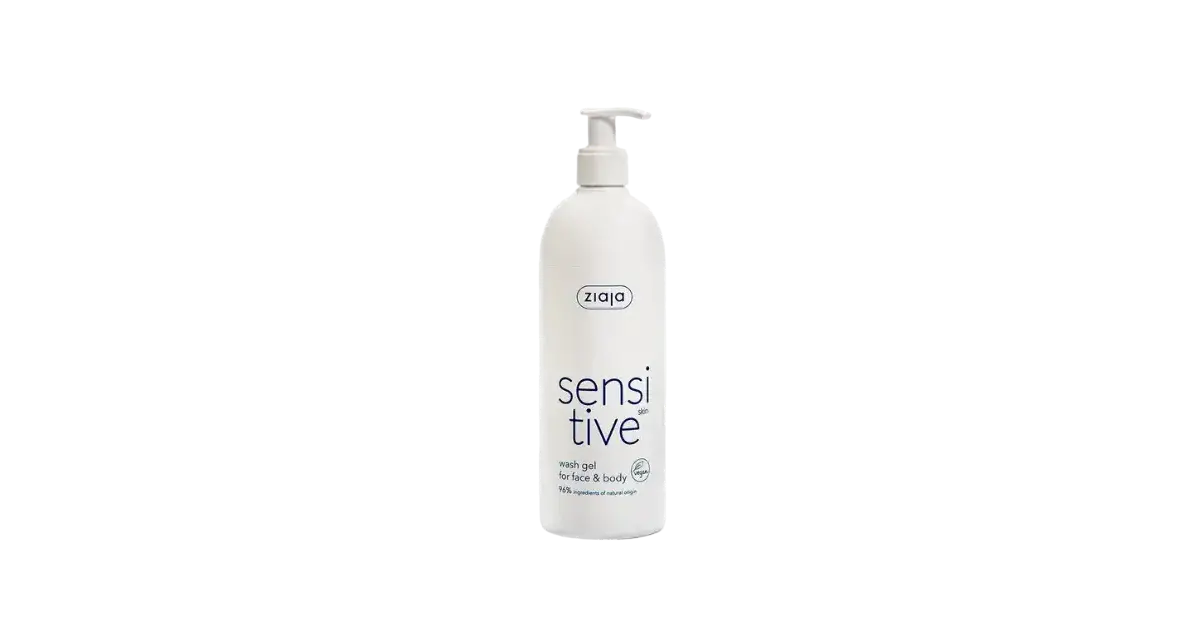 ziajasensitivewashgelforfaceandbody ziaja sensitive creamy wash gel for face & body