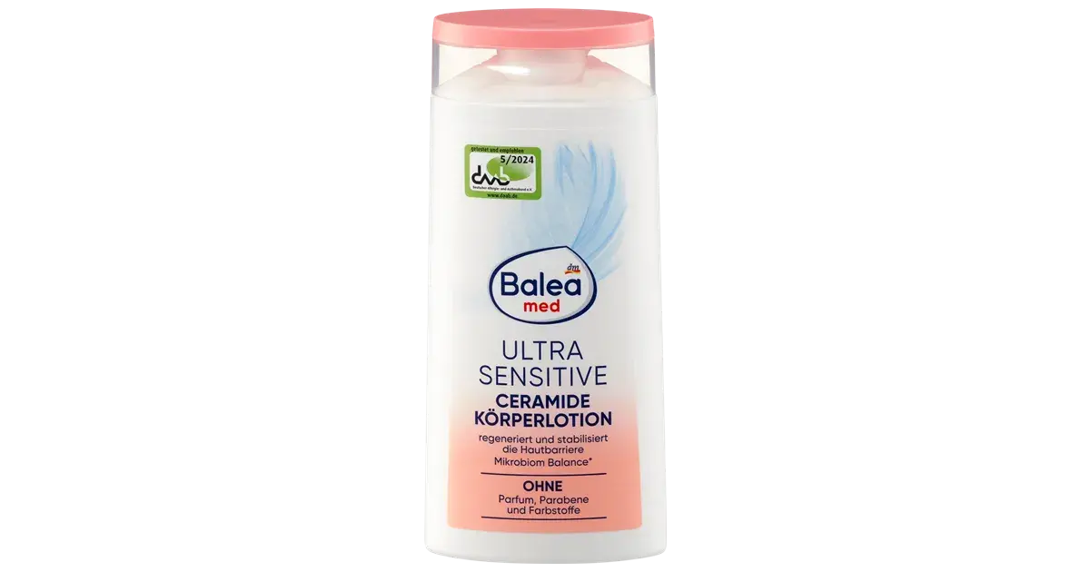 baleamedultrasensitivekörperlotionceramide Balea med Ultra Sensitive Ceramide Körperlotion
