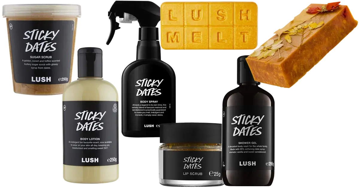 LUSH Sticky Dates | Presse